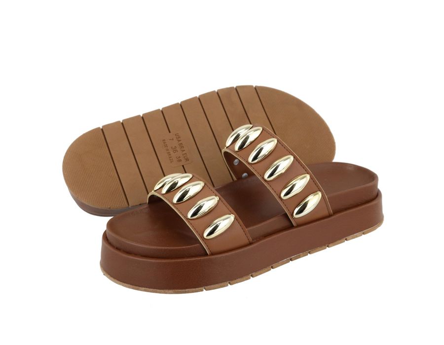 Flatform Amanda Caramelo | KUENTO SHOES